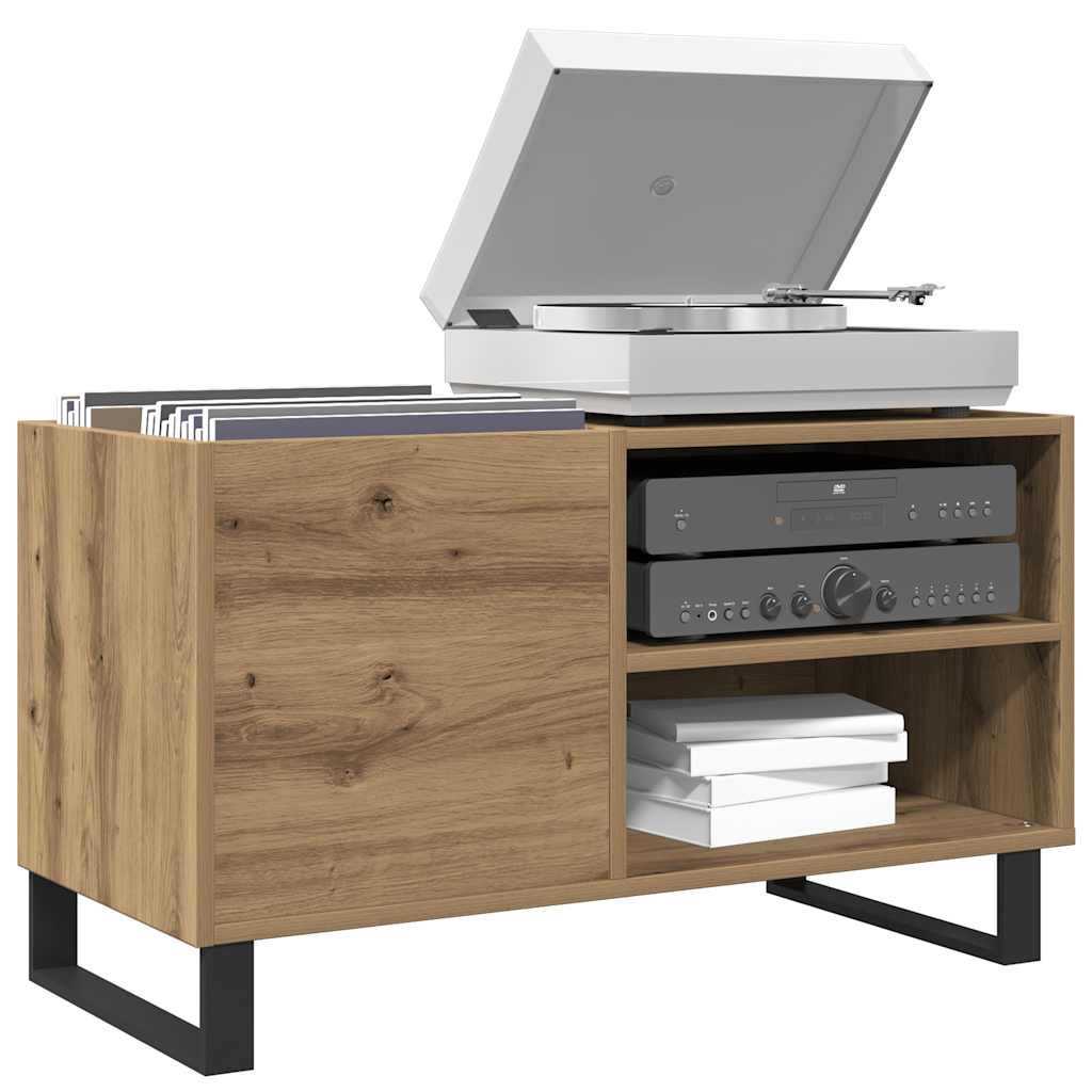 Record Cabinet Artisan Oak 84.5x38x48 cm Engineered Wood